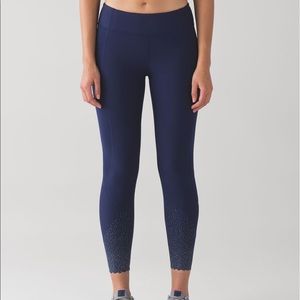 Lululemon Tight Stuff Navy Leggings